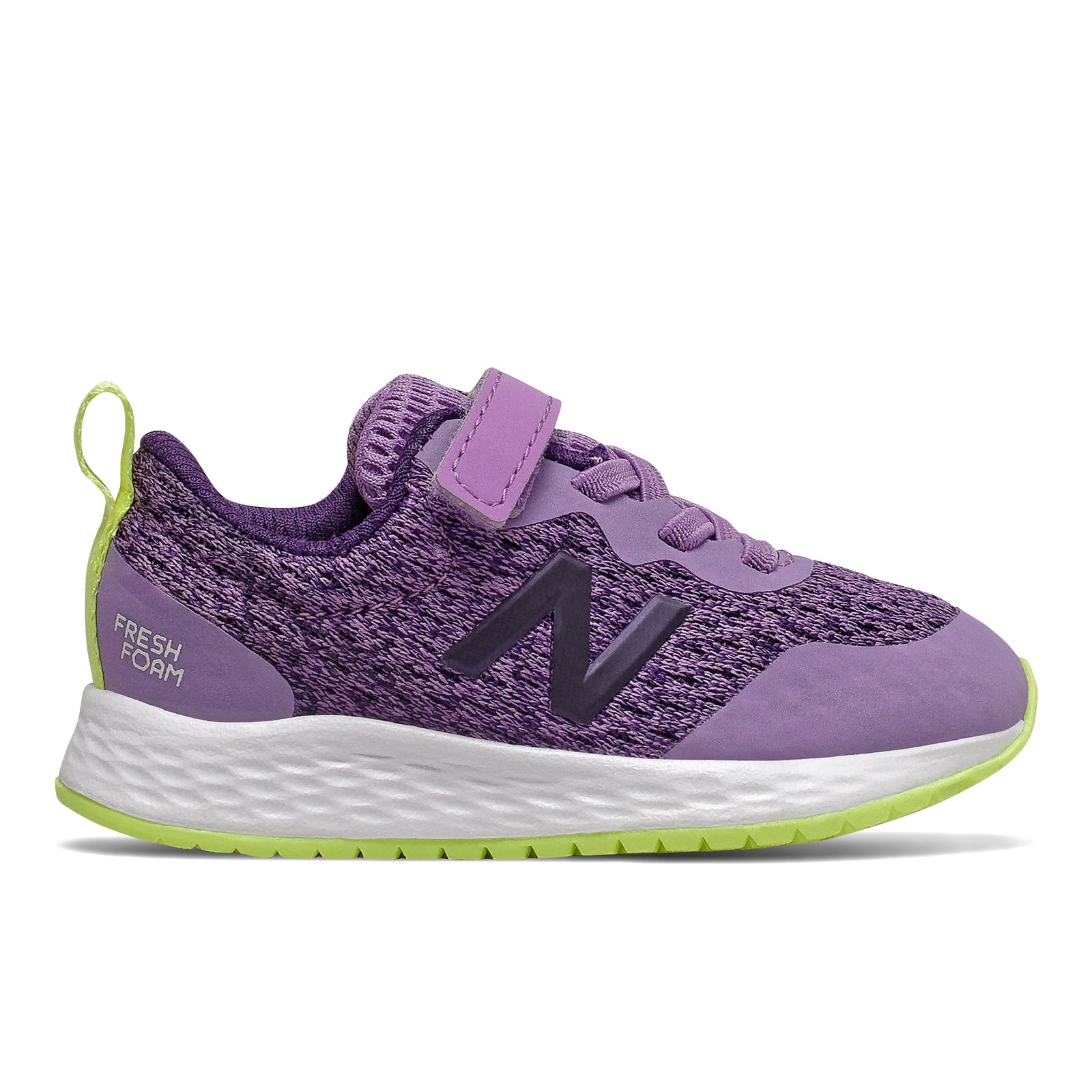 Fresh Foam Arishi - Neo Violet with Black Plum & Lemon Slush by New Balance - Ponseti's Shoes