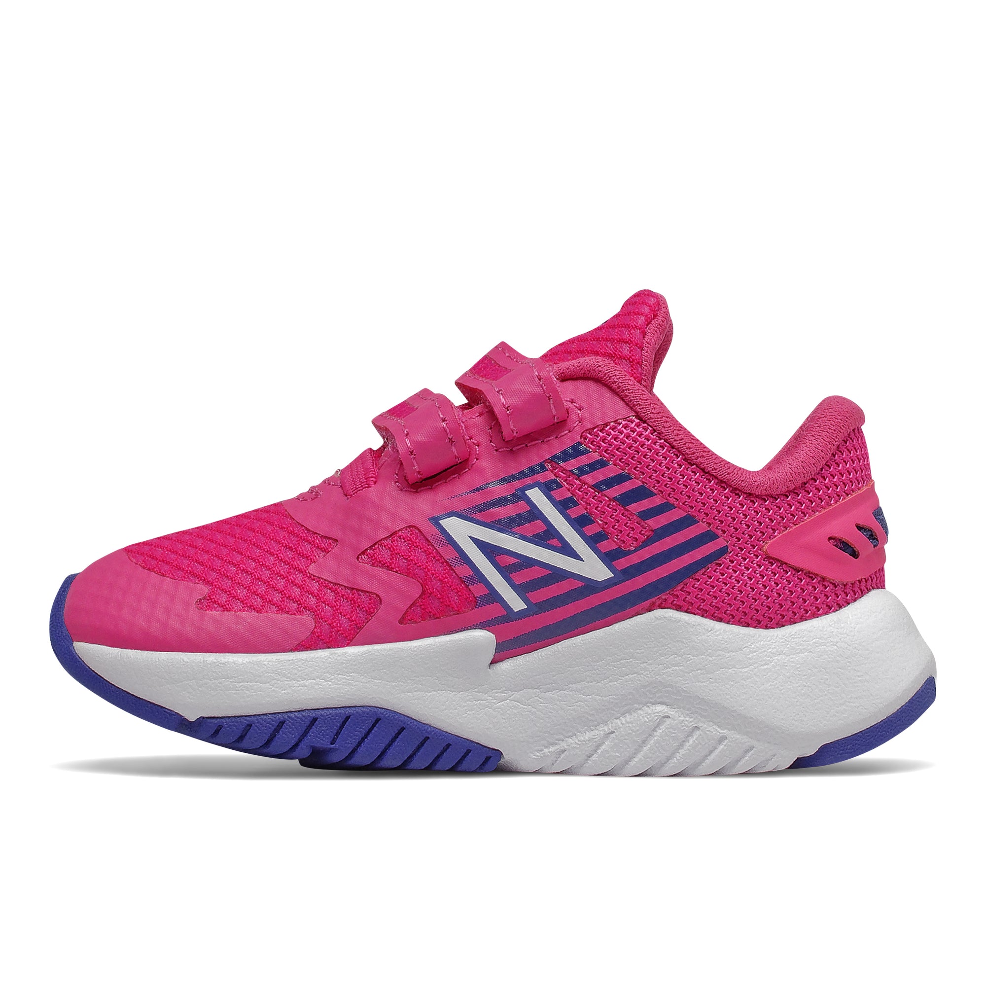 Rave Run - Exuberant Pink / Candy Pink / Marine Blue by New Balance - Ponseti's Shoes
