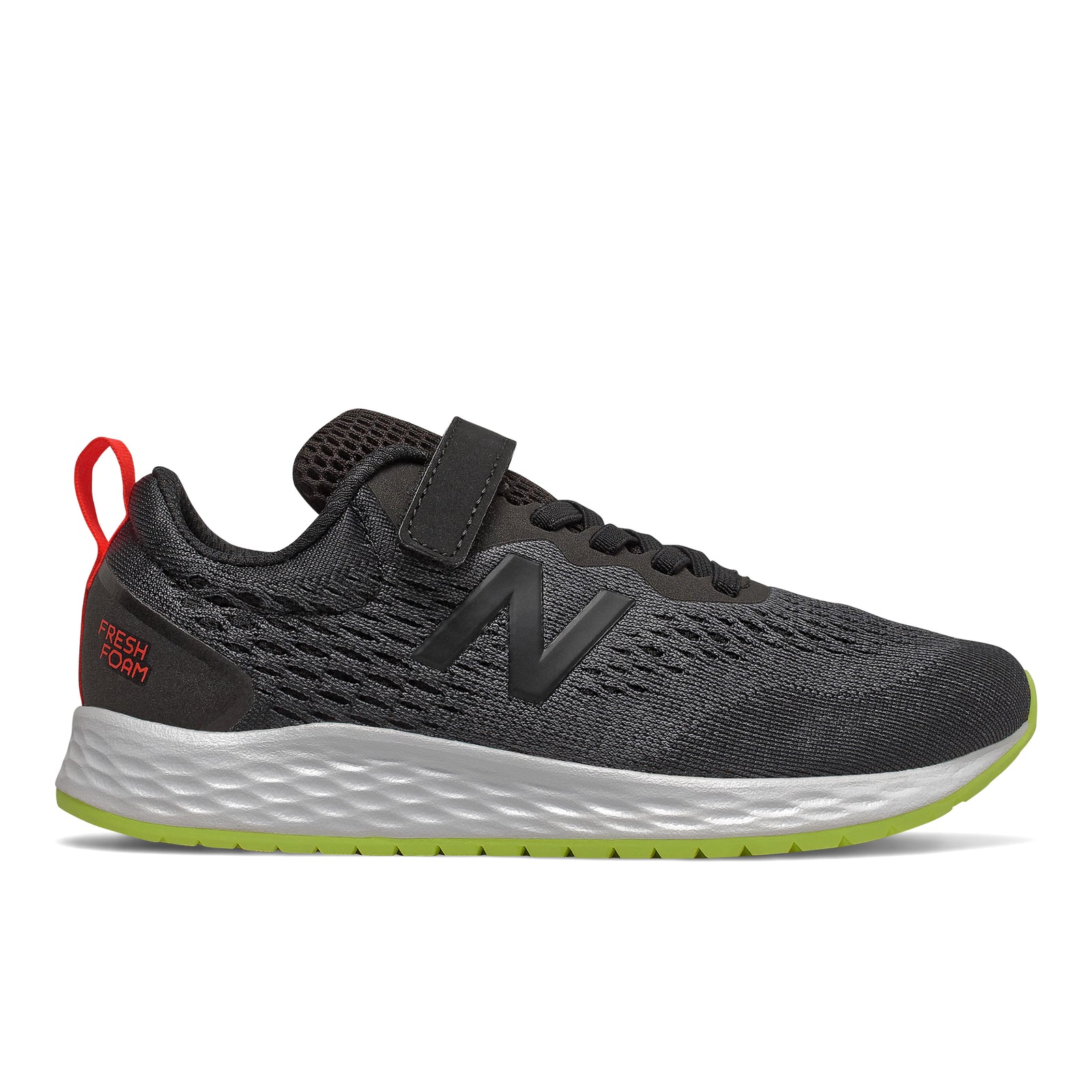 Fresh Foam Arishi - Black with Lemon Slush & Neo Flame