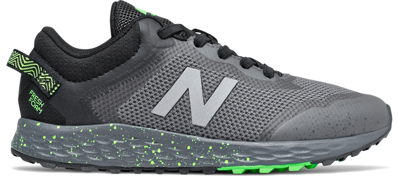 Fresh Foam Arishi - Lead / Black / Energy Lime Slip-On