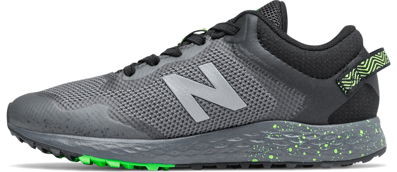 Fresh Foam Arishi - Lead / Black / Energy Lime Slip-On