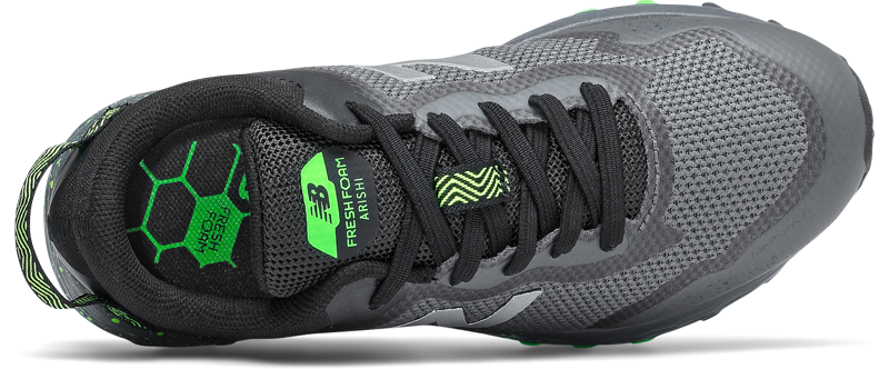 Fresh Foam Arishi - Lead / Black / Energy Lime Slip-On