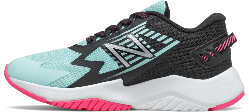 Rave Run - White Mint / Black / Alpha Pink Lace